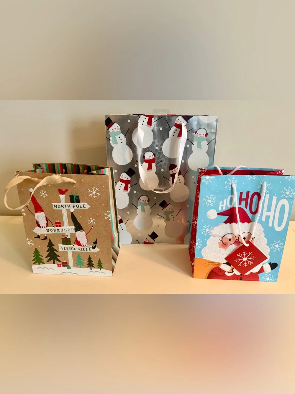 Set of 18 Festive Christmas Gift Bags -Various Sizes